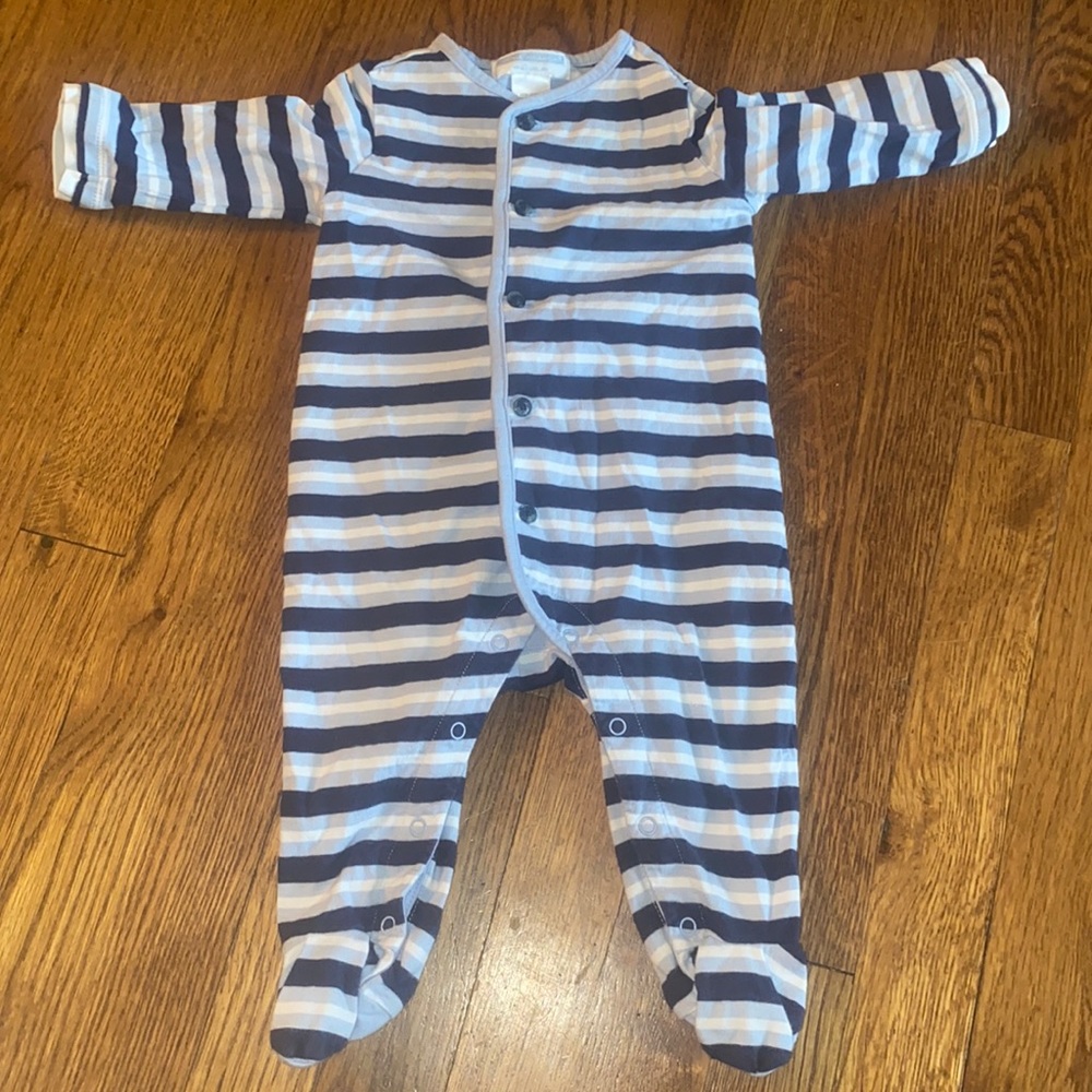 Janie and Jack one piece footed 3-6 month